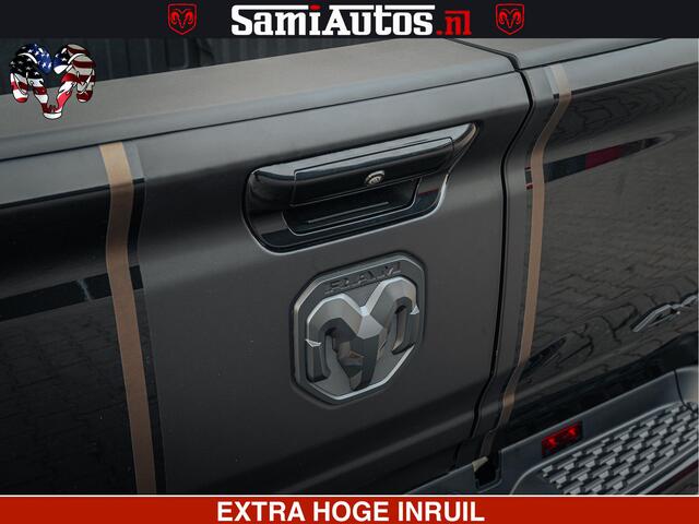 Dodge 1500 Ram Limited Night H.O 540HP 706Nm | Massage + Full Option | De Meest Luxe en Volle Pick-Up in zijn Klasse | Comfortabele Dubbele Cabine met Royale 5 Zitplaatsen | BPM vrij | Nu Leverbaar uit Voorraad | Voorraad Nr 2370 - 5411