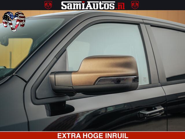 Dodge 1500 Ram Limited Night H.O 540HP 706Nm | Massage + Full Option | De Meest Luxe en Volle Pick-Up in zijn Klasse | Comfortabele Dubbele Cabine met Royale 5 Zitplaatsen | BPM vrij | Nu Leverbaar uit Voorraad | Voorraad Nr 2353 - 5412
