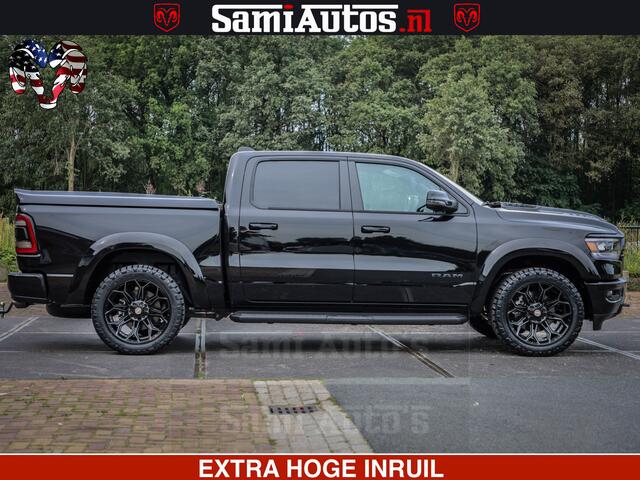 Dodge 1500 Ram LARAMIE SPORT | HEMI 5.7 V8 4x4 | LPG | Grootscherm 12" | LARAMIE PERFORMANCE | ZWART | CREWCAB 5'7 | GRIJSKENTEKEN | DUBBELE CABINE | 5 Persoons | VOORRAAD NR 2573 - 6545