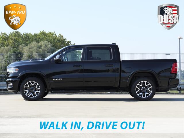 Dodge 1500 RAM | Laramie | Sport | Crew Cab | 4X4 | Panorama | 12-inch Touchscreen | Sport | BPM VRIJ Getoonde accessoires zijn verkrijgbaar tegen meerprijs