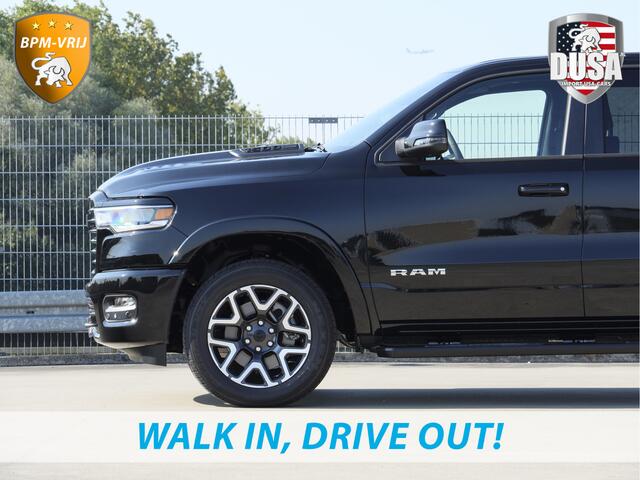 Dodge 1500 RAM | Laramie | Sport | Crew Cab | 4X4 | Panorama | 12-inch Touchscreen | Sport | BPM VRIJ Getoonde accessoires zijn verkrijgbaar tegen meerprijs