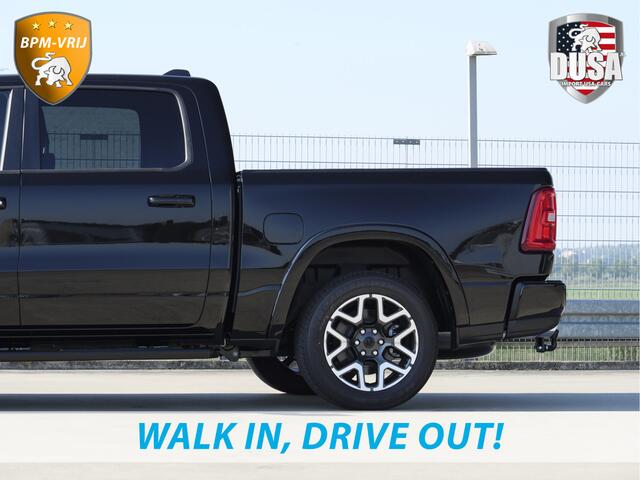 Dodge 1500 RAM | Laramie | Sport | Crew Cab | 4X4 | Panorama | 12-inch Touchscreen | Sport | BPM VRIJ Getoonde accessoires zijn verkrijgbaar tegen meerprijs