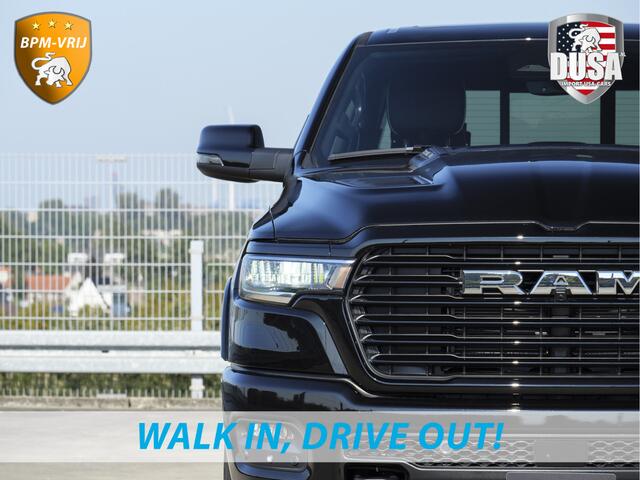 Dodge 1500 RAM | Laramie | Sport | Crew Cab | 4X4 | Panorama | 12-inch Touchscreen | Sport | BPM VRIJ Getoonde accessoires zijn verkrijgbaar tegen meerprijs