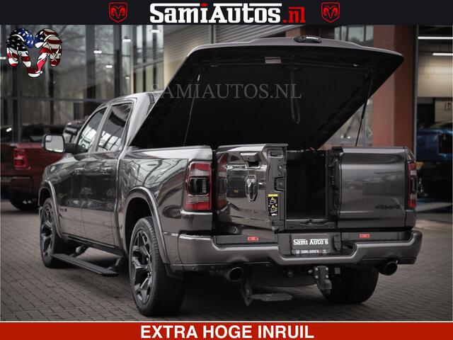 Dodge 1500 Ram LIMITED SPORT | 5.7 V8 HEMI 402PK | MEEST VOLLE LIMITED | PRACHTIGE KLEUR GRANITE CRYSTAL PEARL | CREW CAB | DUBBELE CABINE DC 5 PERSOONS | CREW CAB 5 PERSOONS | DUBBELE CABINE DC | MEEST ROYALE EN COMFORTABELE BEDRIJFSAUTO | HEAD-UP | LUCHTVERING | R