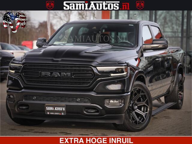 Dodge 1500 Ram LIMITED BLACK OPS | 5.7 V8 402 PK HEMI | MEEST VOLLE EN LUXE UITVOERING | CREW CAB | DUBBELE CABINE DC 5 PERSOONS | CREW CAB 5 PERSOONS | DUBBELE CABINE DC | MEEST ROYALE EN COMFORTABELE BEDRIJFSAUTO | HEAD-UP | LUCHTVERING | RONDOM CAMERA | MWK KLEP