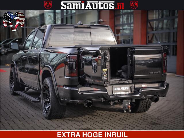 Dodge 1500 Ram LIMITED BLACK OPS | 5.7 V8 402 PK HEMI | MEEST VOLLE EN LUXE UITVOERING | CREW CAB | DUBBELE CABINE DC 5 PERSOONS | CREW CAB 5 PERSOONS | DUBBELE CABINE DC | MEEST ROYALE EN COMFORTABELE BEDRIJFSAUTO | HEAD-UP | LUCHTVERING | RONDOM CAMERA | MWK KLEP