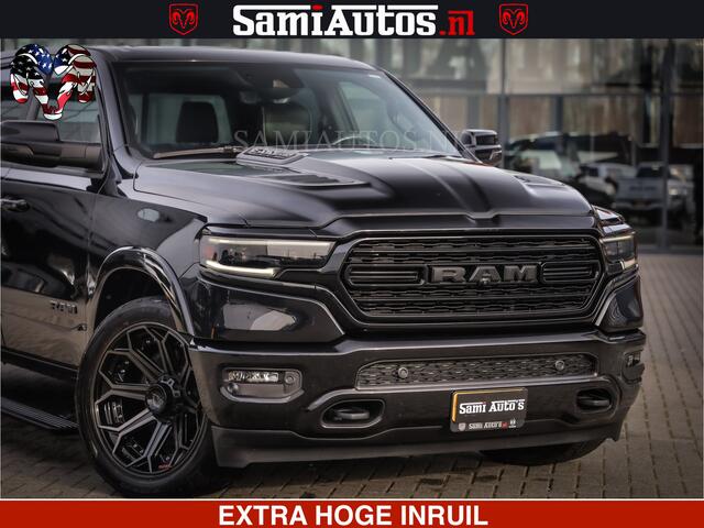 Dodge 1500 Ram LIMITED BLACK OPS | 5.7 V8 402 PK HEMI | MEEST VOLLE EN LUXE UITVOERING | CREW CAB | DUBBELE CABINE DC 5 PERSOONS | CREW CAB 5 PERSOONS | DUBBELE CABINE DC | MEEST ROYALE EN COMFORTABELE BEDRIJFSAUTO | HEAD-UP | LUCHTVERING | RONDOM CAMERA | MWK KLEP