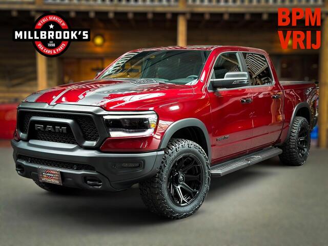 Dodge 1500 Ram REBEL TRAIL Edition V8 4x4 Night BPM VRIJ, 22" velgen, Bakflip, digitaal display,