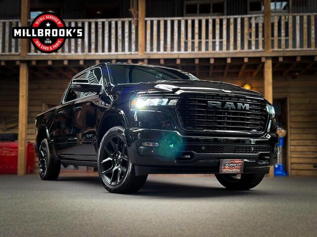 Dodge 1500 Ram 3.0 Hurricane Premium Laramie Night, BPM VRIJ, bomvol, luchtvering, passenger display, panoramadak