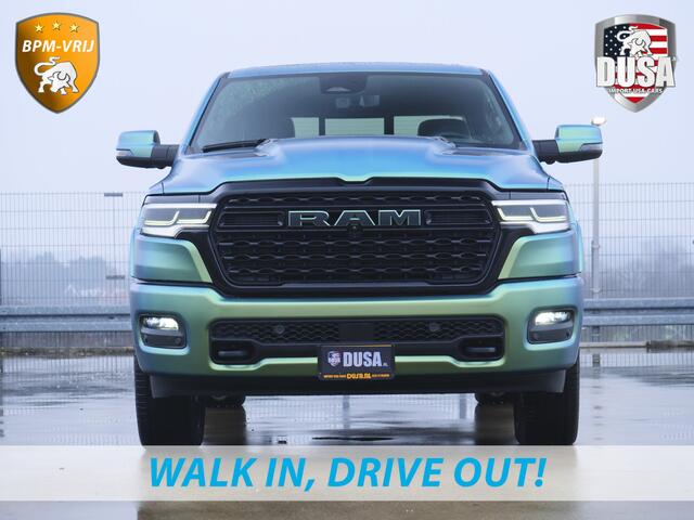Dodge 1500 RAM | | Limited | 3.0L Twin-Turbo I6 | High Output | BPM-VRIJ | Arctic Borealis | 14,4'' U Connect | RAMBOX Getoonde accessoires zijn verkrijgbaar tegen meerprijs