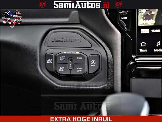 Dodge 1500 Ram GT HULK PACK Crew Cab Sport 1500 GT EDITION | 5.7 V8 HEMI 4x4 | VIRTUAL COCKPIT | HEAD-UP | ADAPTIVE CRUISE | 360 CAMERA | TRX PACK | Comfortabele Dubbele Cabine met Royale 5 Zitplaatsen | BPM vrij