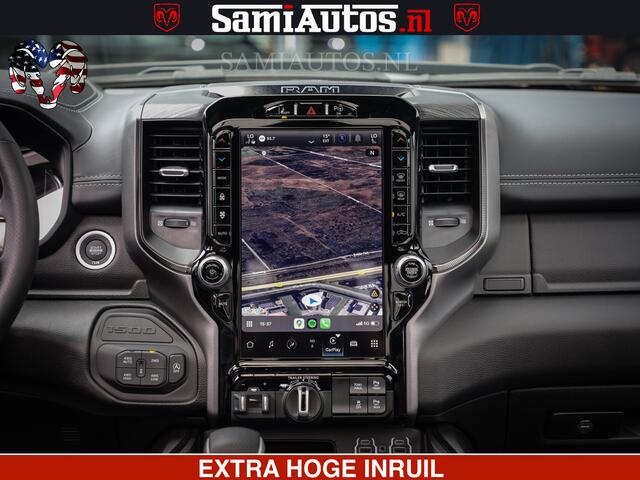Dodge 1500 Ram GT HULK PACK Crew Cab Sport 1500 GT EDITION | 5.7 V8 HEMI 4x4 | VIRTUAL COCKPIT | HEAD-UP | ADAPTIVE CRUISE | 360 CAMERA | TRX PACK | Comfortabele Dubbele Cabine met Royale 5 Zitplaatsen | BPM vrij
