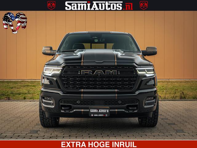 Dodge 1500 Ram Limited Night H.O 540HP 706Nm | Massage + Full Option | De Meest Luxe en Volle Pick-Up in zijn Klasse | Comfortabele Dubbele Cabine met Royale 5 Zitplaatsen | BPM vrij | Nu Leverbaar uit Voorraad | Voorraad Nr 2353 - 5412