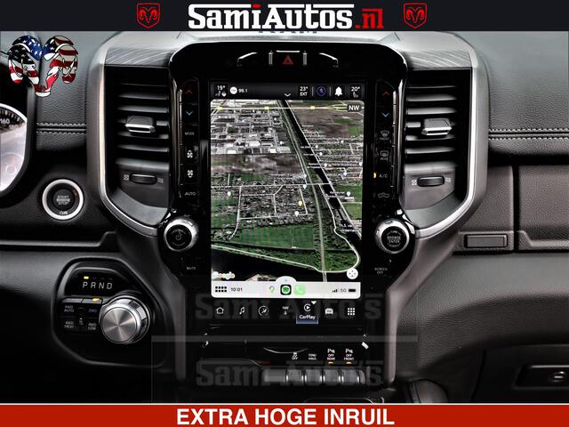 Dodge 1500 Ram Laramie Sport | HEMI 5.7 V8 4x4 | LPG | Grootscherm 12" | LARAMIE PERFORMANCE | ZWART | CREWCAB 5'7 | GRIJSKENTEKEN | DUBBELE CABINE | 5 Persoons | VOORRAAD NR 2525 - 1256