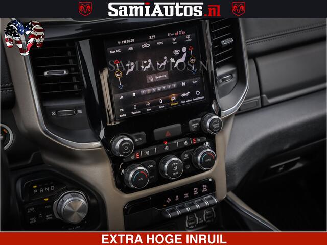 Dodge 1500 Ram HULK | 5.7 V8 | STRIPING | LUCHT VERING | LARAMIE SPORT BLACK ON BLACK | MEGA DIK | CREW CAB DUBBELE CABINE | 5 PERSOONS | DC | DIKKE WILEN | WIDE BODY |