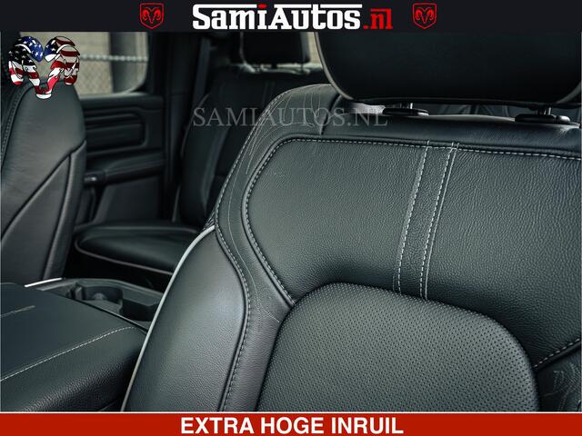 Dodge 1500 Ram Limited Night | 5.7 V8 Hemi Full Option | LPG | Comfortabele Dubbele Cabine met Royale 5 Zitplaatsen | De Meest Luxe en Volle Pick-Up in zijn Klasse | BPM vrij | Nu Leverbaar uit Voorraad | Voorraad Nr v45lp