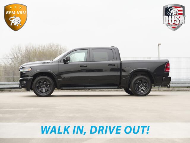 Dodge 1500 RAM | Bighorn | 3.0L I6 Hurricane | Crew Cab | 4X4 | Stuur/stoel verwarming | Night edition Getoonde accessoires zijn verkrijgbaar tegen meerprijs
