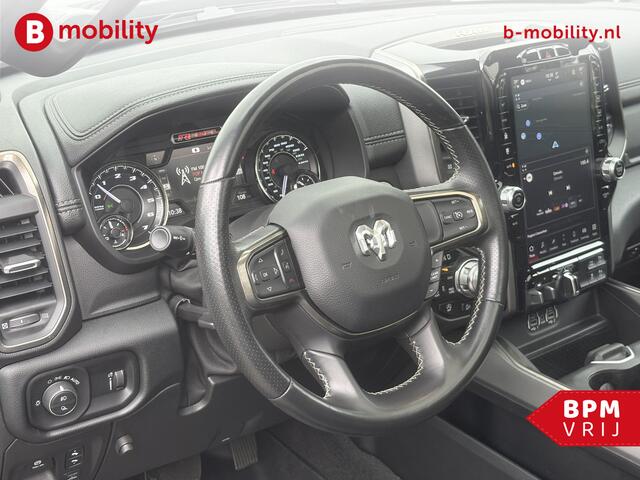 Dodge 1500 Ram 5.7 V8 HEMI 4x4 Crew Cab REBEL Longhorn Panoramadak | Trekhaak | RAM BOX | Leer | Apple CarPlay | Camera
