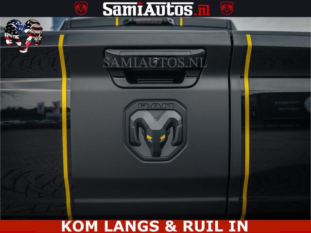 Dodge 1500 Ram Limited Night H.O 540HP 706Nm | Massage + Full Option | De Meest Luxe en Volle Pick-Up in zijn Klasse | Comfortabele Dubbele Cabine met Royale 5 Zitplaatsen | BPM vrij | Nu Leverbaar uit Voorraad | Voorraad Nr 2295 - 8559
