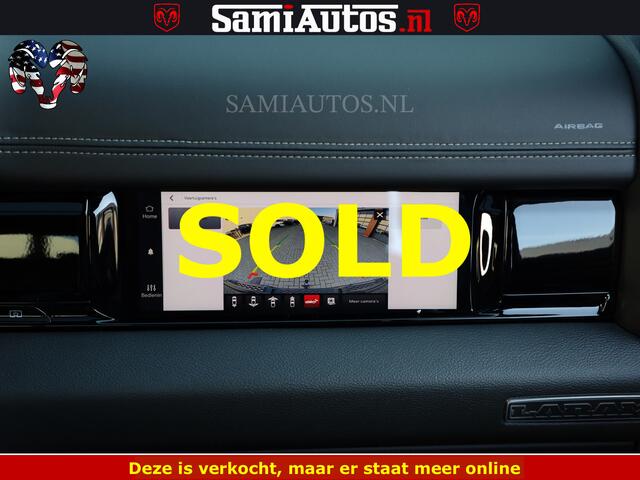 Dodge 1500 RAM Night Premium | Full Option | De Meest Luxe Pick-Up in zijn Klasse | Comfortabele Dubbele Cabine met Royale 5 Zitplaatsen | BPM vrij | Nu Leverbaar uit Voorraad | Voorraad Nr 2200 - 0886