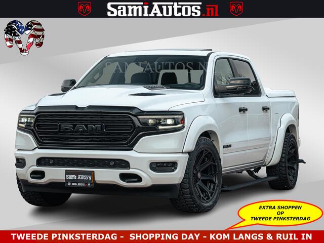 Dodge 1500 Ram Limited Night | 5.7 V8 Hemi Full Option | LPG | Comfortabele Dubbele Cabine met Royale 5 Zitplaatsen | De Meest Luxe en Volle Pick-Up in zijn Klasse | BPM vrij | Nu Leverbaar uit Voorraad | Voorraad Nr v45lp