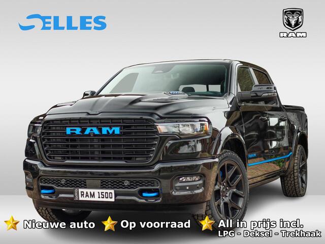 Dodge 1500 Ram 2025 3.0L HURRICANE LARAMIE Night Premium | BPM VRIJ | NIEUW | Color Pack | Panoramadak | Luchtvering