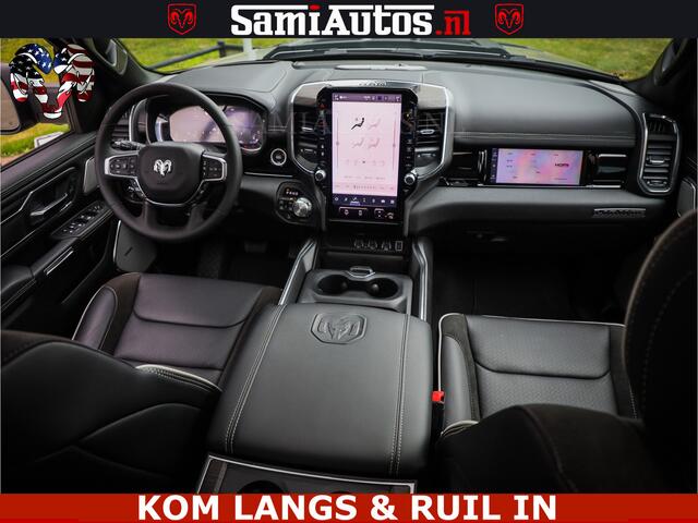 Dodge 1500 RAM Night Premium | Full Option | De Meest Luxe Pick-Up in zijn Klasse | Comfortabele Dubbele Cabine met Royale 5 Zitplaatsen | BPM vrij | Nu Leverbaar uit Voorraad | Voorraad Nr 2287 - 3384