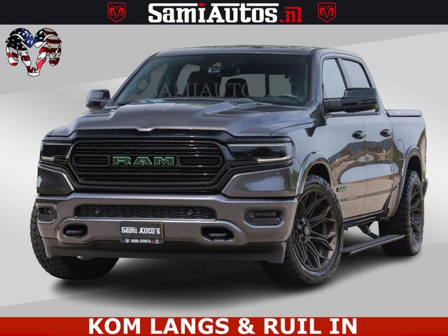 Dodge 1500 Ram LIMITED 5.7 V8 | GRANITE KLEUR | BRONS 4PLAY WIELEN | HUD | MEGA DIK | LUCHTVERING | VOLLE PICK UP | CREW CAB 5 PERSOONS GRIJS KENTEKEN | DUBBELE CABINE |