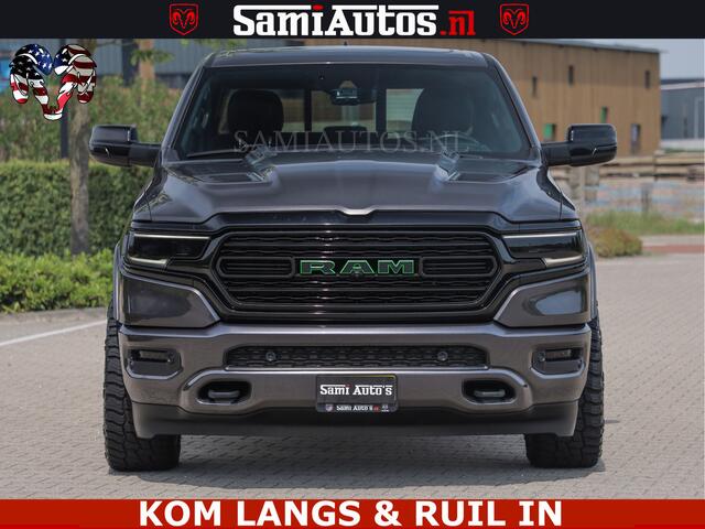 Dodge 1500 Ram LIMITED 5.7 V8 | GRANITE KLEUR | BRONS 4PLAY WIELEN | HUD | MEGA DIK | LUCHTVERING | VOLLE PICK UP | CREW CAB 5 PERSOONS GRIJS KENTEKEN | DUBBELE CABINE |