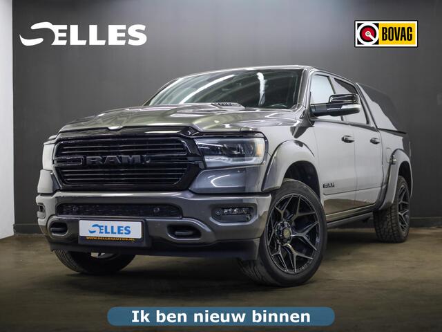 Dodge 1500 Ram 5.7 V8 4x4 Crew Cab Laramie Night | Hardtop | Luchtvering | Night Package | 4Play velgen met All Terrain banden |
