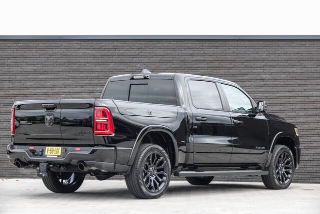 Dodge 1500 Ram 3.0L 6-Cilinder High Output 548Pk 4x4 Crew Cab | Limited | Night Edition | Luchtvering | Panoramadak | Trekhaak | 22''