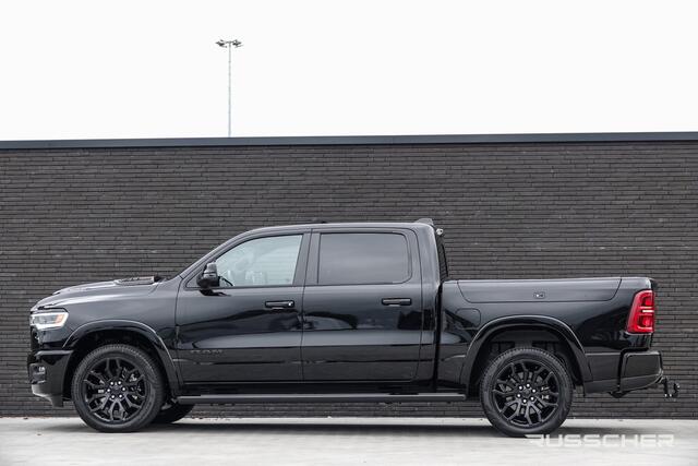 Dodge 1500 Ram 3.0L 6-Cilinder High Output 548Pk 4x4 Crew Cab | Limited | Night Edition | Luchtvering | Panoramadak | Trekhaak | 22''