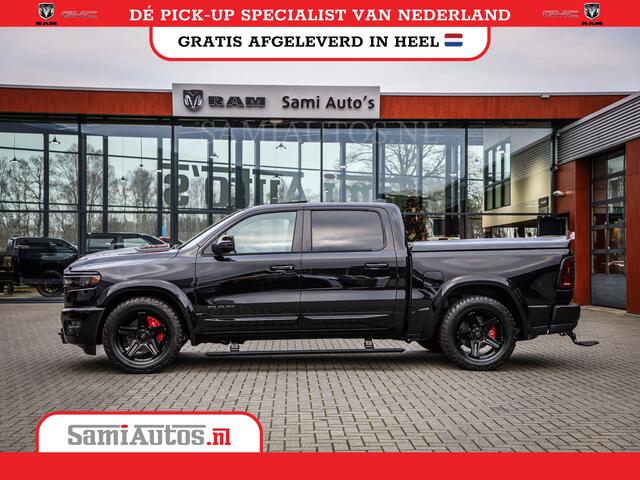 Dodge RAM PICKUP NIGHT PREMIUM | BOM VOL + 14.4 INCH SCHERM | LUCHTVERING | HUD | HURRICAN 420PK 636 Nm | PRIJS MET LPG EN COVER EN GARANTIE | DUBBELE CABINE | PICK UP | 5 PERSOONS | DC | GRIJSKENTEKEN | VOORRAAD NR 2233 - 7672