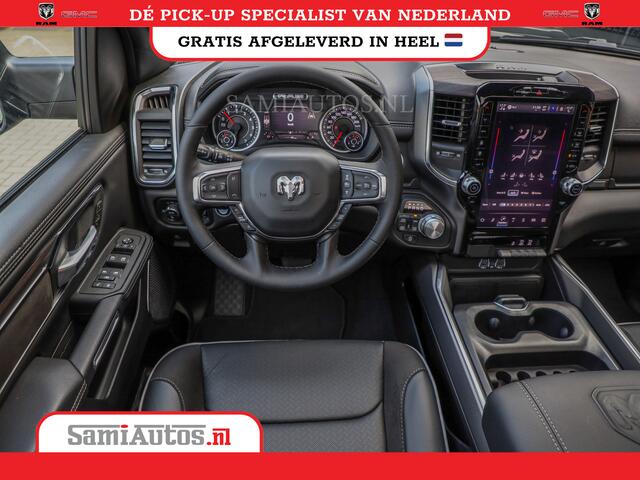 Dodge RAM PICKUP 2025 LARAMIE SPORT HURRICANE 420PK 636 Nm | PRIJS MET LPG EN COVER EN GARANTIE | DUBBELE CABINE | PICK UP | 5 PERSOONS | DC | GRIJSKENTEKEN | VOORAAD 2189 - 9768