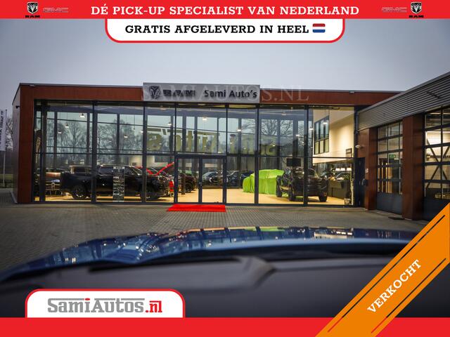Dodge RAM PICKUP PREMIUM NIGHT | MAY 2025 BOM VOL + HUD & 14.4 INCH SCHERM | LUCHTVERING | 420PK 636 Nm | PRIJS MET LPG EN COVER EN GARANTIE | DUBBELE CABINE | PICK UP | 5 PERSOONS | DC | GRIJSKENTEKEN | VOORRAAD NR 2232 - 3424