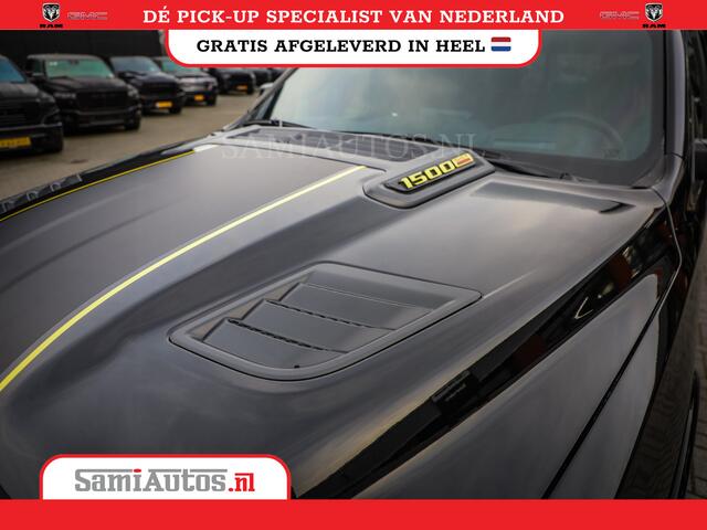 Dodge RAM PICKUP 1500 DE MEEST LUXUEUZE LIMITED NIGHT HIGH OUTPUT H.O 540PK 706 Nm 2025 | XB9 | MASSAGE | BOM VOL | CREW CAB | DUBBELE CABINE | GRIJSKENTEKEN | VOORRAAD NR 2353 - 5412