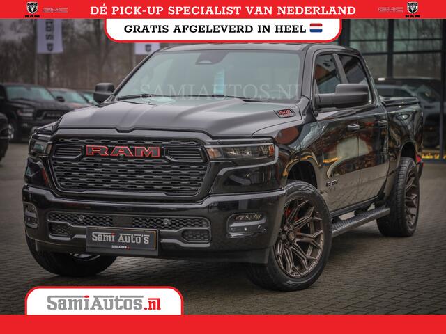 Dodge RAM PICKUP GEEN MEERPRIJS | 2025 | 6 PERSOONS | HURRICANE 420PK 636 Nm | PRIJS MET LPG EN GARANTIE | DUBBELE CABINE | PICK UP | 5 PERSOONS | DC | GRIJSKENTEKEN | VOORAAD 2217- 2911 | TOP DEAL ! PRIJS ZO ALS OP DE FOTO !!!