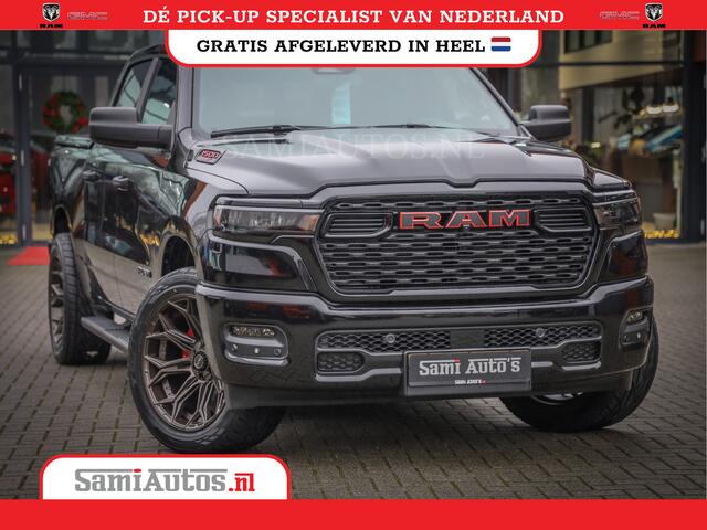 Dodge RAM PICKUP GEEN MEERPRIJS | 2025 | 6 PERSOONS | HURRICANE 420PK 636 Nm | PRIJS MET LPG EN GARANTIE | DUBBELE CABINE | PICK UP | 5 PERSOONS | DC | GRIJSKENTEKEN | VOORAAD 2217- 2911 | TOP DEAL ! PRIJS ZO ALS OP DE FOTO !!!