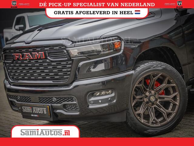 Dodge RAM PICKUP GEEN MEERPRIJS | 2025 | 6 PERSOONS | HURRICANE 420PK 636 Nm | PRIJS MET LPG EN GARANTIE | DUBBELE CABINE | PICK UP | 5 PERSOONS | DC | GRIJSKENTEKEN | VOORAAD 2217- 2911 | TOP DEAL ! PRIJS ZO ALS OP DE FOTO !!!