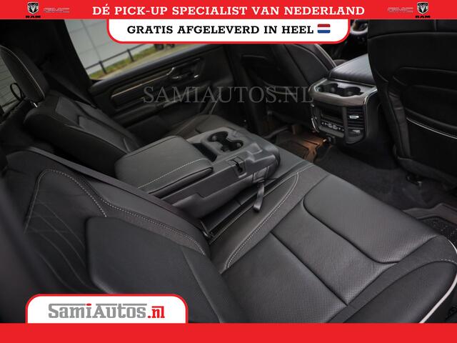 Dodge RAM PICKUP 1500 DE MEEST LUXUEUZE LIMITED NIGHT HIGH OUTPUT H.O 540PK 706 Nm 2025 | XB9 | MASSAGE | BOM VOL | CREW CAB | DUBBELE CABINE | GRIJSKENTEKEN | VOORRAAD NR 2334 - 5409