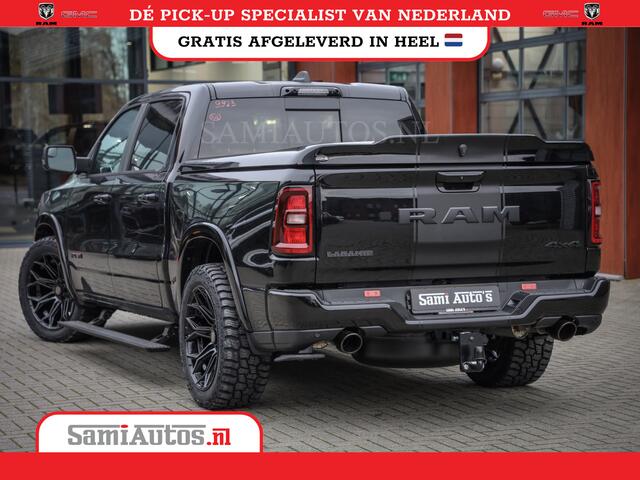 Dodge RAM PICKUP PREMIUM | MAY 2025 BOM VOL | HEAD UP + 14.4 INCH SCHERM | LUCHTVERING | 420PK 636 Nm | PRIJS MET LPG EN COVER EN GARANTIE | DUBBELE CABINE | PICK UP | 5 PERSOONS | DC | GRIJSKENTEKEN | VOORRAAD NR 2288 - 4952