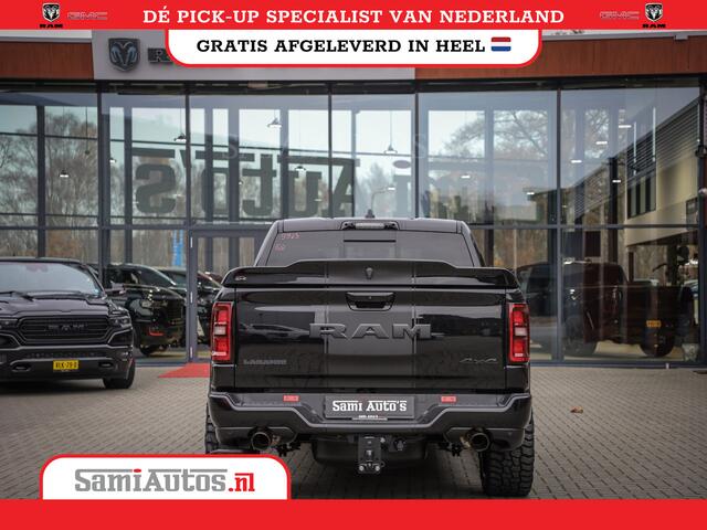 Dodge RAM PICKUP PREMIUM | MAY 2025 BOM VOL | HEAD UP + 14.4 INCH SCHERM | LUCHTVERING | 420PK 636 Nm | PRIJS MET LPG EN COVER EN GARANTIE | DUBBELE CABINE | PICK UP | 5 PERSOONS | DC | GRIJSKENTEKEN | VOORRAAD NR 2288 - 4952