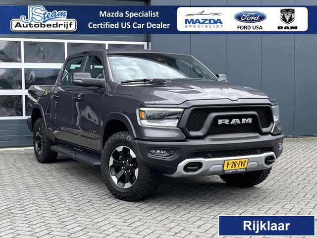 Dodge RAM PICKUP 5.7i V8 HEMI eTorque 400PK CREW CAB REBEL GT | BPM VRIJ | RAMBOX | LUCHTVERING | LPG | LAADBAKKLEP | TREKHAAK | PANODAK | 360CAM | DIGITAAL DASHBOARD