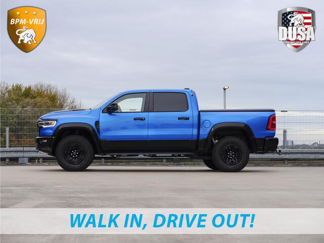 Dodge RAM PICKUP | RHO | 3.0L Twin-Turbo I6 | 4x4 | Crew Cab | Black Edition | Panoramadak | 14,4-inch Touchscreen | Passenger Display | Getoonde accessoires zijn verkrijgbaar tegen meerprijs