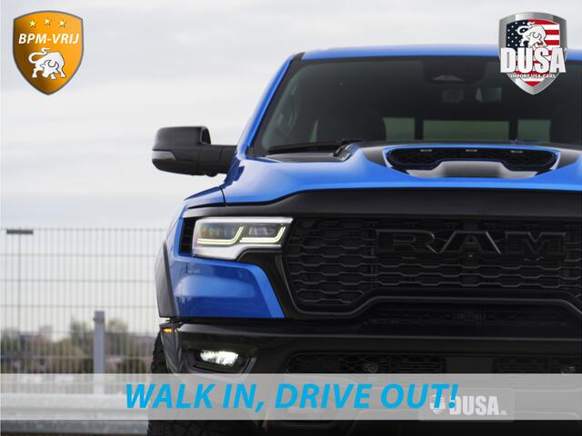 Dodge RAM PICKUP | RHO | 3.0L Twin-Turbo I6 | 4x4 | Crew Cab | Black Edition | Panoramadak | 14,4-inch Touchscreen | Passenger Display | Getoonde accessoires zijn verkrijgbaar tegen meerprijs