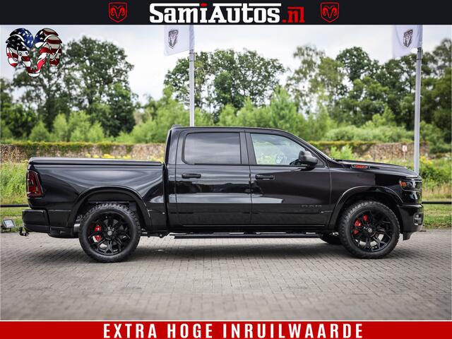 Dodge RAM PICKUP TradesMan 6 Persoons Uitvoering | LEDER RS | 420Pk 636Nm | Pick-Up | Comfortabele Dubbele Cabine met Royale 6 Zitplaatsen | BPM vrij | Nu Leverbaar uit Voorraad | Voorraad Nr 2217- 2911