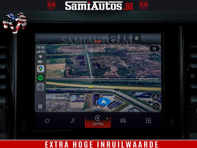 Dodge RAM PICKUP TradesMan 6 Persoons Uitvoering | LEDER RS | 420Pk 636Nm | Pick-Up | Comfortabele Dubbele Cabine met Royale 6 Zitplaatsen | BPM vrij | Nu Leverbaar uit Voorraad | Voorraad Nr 2217- 2911