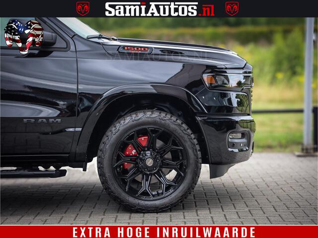Dodge RAM PICKUP TradesMan 6 Persoons Uitvoering | LEDER RS | 420Pk 636Nm | Pick-Up | Comfortabele Dubbele Cabine met Royale 6 Zitplaatsen | BPM vrij | Nu Leverbaar uit Voorraad | Voorraad Nr 2217- 2911