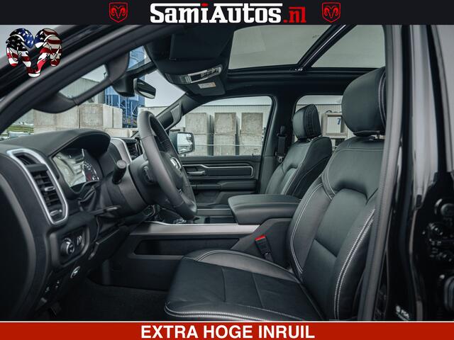 Dodge RAM PICKUP SPORT | 5.7 V8 4x4 HEMI | PANORAMA DAK | GROOTSCHEM 12 INCH | LPG | Diamond Black Pearl | CREW CAB | DUBBELE CABINE | 5 PERSOONS | DC | VOORRAAD NR 2558 - 6047