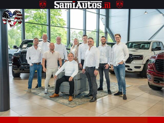 Dodge RAM PICKUP V8 5.7 402PK | LARAMIE SPORT | Krachtige Hemi | Panorama Dak | 12' Scherm | LPG | Comfortabele Dubbele Cabine met Royale 5 Zitplaatsen | NIEUW EN BPM vrij | Nu Leverbaar uit Voorraad | Nr 2528 - 1276 |